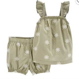 Carters 2-Piece Floral Tank & Short Set